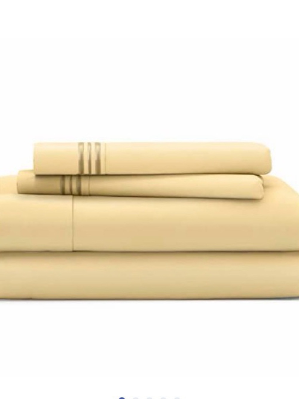 Premium Yellow Bed Sheet Set - Soft Breathable Bedding - split king